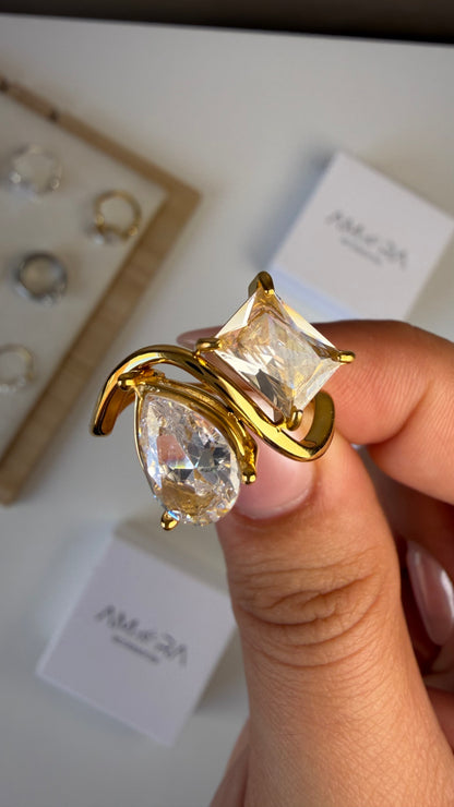 Golden Steel Company Ring