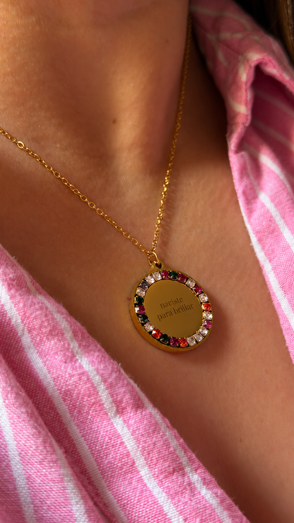 Collar Arcoíris - personalizado