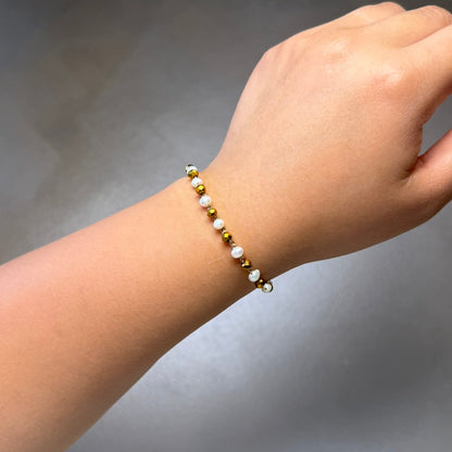 Golden Pearl Bracelet