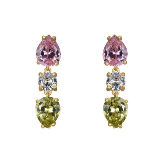 Bloom Sterling Silver Gold Plated Earrings